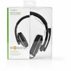 NEDIS Casque Pour PC Tour D'oreille Microphone Connecteur 3,5 Mm Double -Protection auditive et tête Soldes 2022 14932714 5