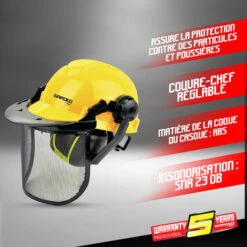 GARDEO PRO Systême De Protection Casque, Visière, Anti Bruit -Protection auditive et tête Soldes 2022 15771171 2