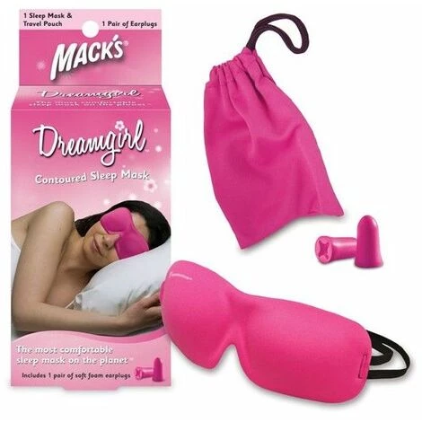 Masque Et Bouchons Pour Dormir Mack's Girl - Rose 4 Masque Et Bouchons Pour Dormir Mack's Girl - Rose – Image 2