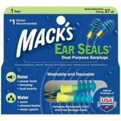 MACK'S Bouchons Pour La Natation Mack S Ear Seals En Silicone - Bleu