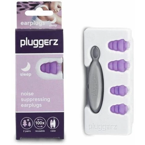 Bouchons D'Oreilles Pour Dormir Pluggerz SLEEP - Violet 6 Bouchons D'Oreilles Pour Dormir Pluggerz SLEEP - Violet – Image 4