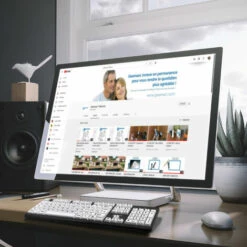 Geemarc Clavier Confort Visuel Blanc Lettre Noire -Protection auditive et tête Soldes 2022 18731078 3