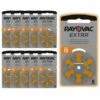 60 Piles Auditives Rayovac 13, 10 Plaquettes (PR48) - Orange -Protection auditive et tête Soldes 2022 18996338 1