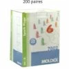 Bouchons D'Oreille Mousse Pocket Pack Moldex (par 2 Paires), 200 Paires - Multicolore