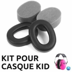 Kit Hygiène Casque Anti-Bruit Peltor KID - Noir