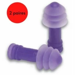 MACK'S Bouchon D'Oreille Waterproof, Aqua Block, Mauve - Violet