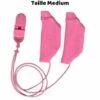 EARGEAR Housse Duo De Protection Pour Appareils Auditifs Taille M Avec Cordon, Rose - Rose -Protection auditive et tête Soldes 2022 19861263 1