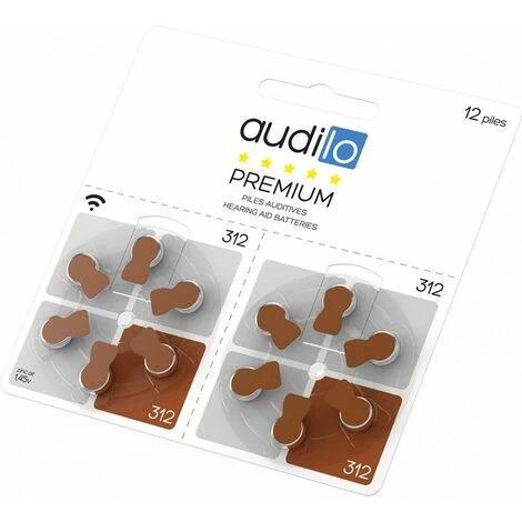 120 Piles Auditives Audilo Type 312 (lot De 20 Plaquettes) 6 120 Piles Auditives Audilo Type 312 (lot De 20 Plaquettes) – Image 4