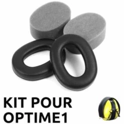Kit Hygiène Pour Casque Anti-Bruit Peltor Optime 1 - Noir