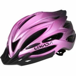 LIXADA Casque De Velo Respirant, Avec Feu Arriere, Violet -Protection auditive et tête Soldes 2022 19892843 4