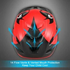LIXADA Casque De Velo Amovible Pour Enfants, Rouge 9 LIXADA Casque De Velo Amovible Pour Enfants, Rouge -Protection auditive et tête Soldes 2022 19893001 3