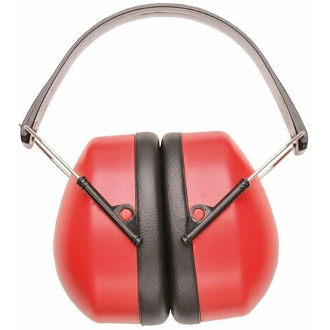 Casque Anti-bruit Portwest Rouge 3 Casque Anti-bruit Portwest Rouge