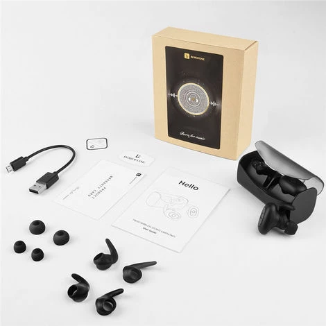 MANTA Borofone Tws02 écouteur Bluetooth Double Sans Fil Noir Bluetooth V4.2 5 MANTA Borofone Tws02 écouteur Bluetooth Double Sans Fil Noir Bluetooth V4.2 – Image 3