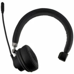 DEVENIRRICHE Casque Bluetooth Avec Microphone, Casque Sans Fil Avec Réduction De Bruit, Coussin Supplémentaire Confortable, Signal BT Fort, Bouton De Sourdine, Casque De Téléphone Portable Pour Les Chauffeurs De Camionneur De Bureau -Protection auditive et tête Soldes 2022 23539132 4