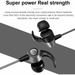 DEVENIRRICHE Casque Bluetooth Magnétique Dans L'oreille, Casque De Sport Jogging Running Fitness écouteurs Sans Fil 5.0 Stéréo Avec Microphone 8-10 Heures De Lecture -Protection auditive et tête Soldes 2022 23539445 5
