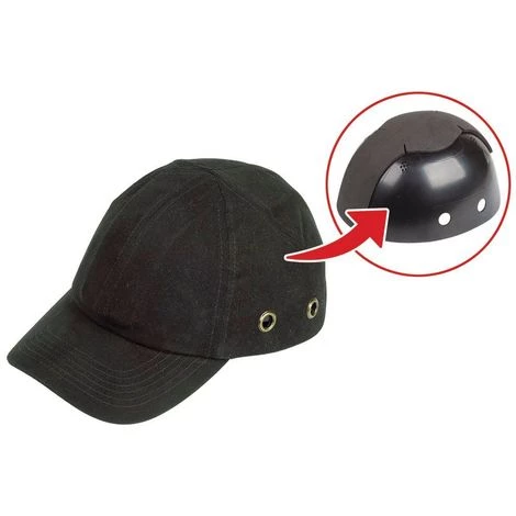 Casquette De Protection Coquée, Couleur Noire - Wolfcraft 4858000 3 Casquette De Protection Coquée, Couleur Noire - Wolfcraft 4858000