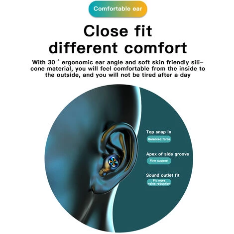 ASUPERMALL Touching Controle Du Casque Batterie Affichage Ecouteurs Ecouteurs Bt 5.0 Casque Sans Fil Sport Avec Oreillettes Charge Box 7 ASUPERMALL Touching Controle Du Casque Batterie Affichage Ecouteurs Ecouteurs Bt 5.0 Casque Sans Fil Sport Avec Oreillettes Charge Box – Image 5