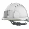 Casque EVO2 Badge Ventilé Serrage Glissière Blanc JSP - Blanc