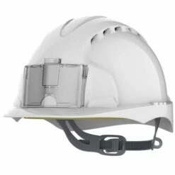 Casque EVO2 Badge Ventilé Serrage Glissière Blanc JSP - Blanc