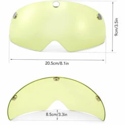 ASUPERMALL Casques De Velo De Montagne Lens, Visiere Transparente Blanc -Protection auditive et tête Soldes 2022 27797509 4