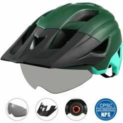 ASUPERMALL Montagne Casque De Velo Avec Une Visiere Amovible, Bleu Fonce 9 ASUPERMALL Montagne Casque De Velo Avec Une Visiere Amovible, Bleu Fonce -Protection auditive et tête Soldes 2022 27820416 3