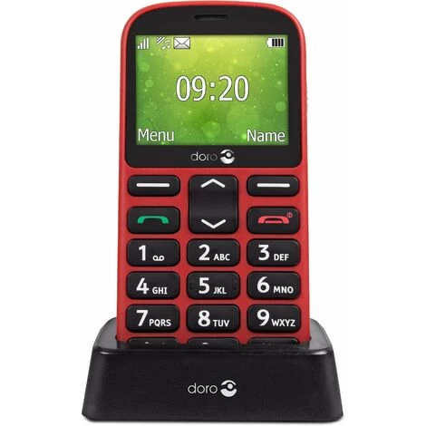 TELEPHONE PORTABLE DORO 1361 ROUGE - Rouge 3 TELEPHONE PORTABLE DORO 1361 ROUGE - Rouge