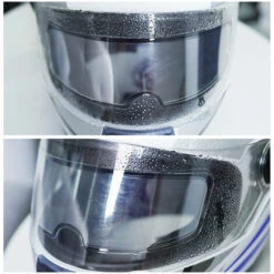 ASUPERMALL Lentille De Casque De Moto, Film Anti-Buee + Film De Pluie, Bleu -Protection auditive et tête Soldes 2022 29086485 4