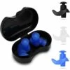 LangRay 3 Paires Bouchons D'oreille De Natation, Bouchons D'oreilles En Silicone Réutilisables Pour Natation, Douche, Surf, Plongée Avec Tuba Et Autres Sports Nautiques Pour Adultes -Protection auditive et tête Soldes 2022 29734692 1
