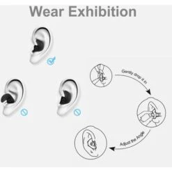 LangRay 3 Paires Bouchons D'oreille De Natation, Bouchons D'oreilles En Silicone Réutilisables Pour Natation, Douche, Surf, Plongée Avec Tuba Et Autres Sports Nautiques Pour Adultes 10 LangRay 3 Paires Bouchons D'oreille De Natation, Bouchons D'oreilles En Silicone Réutilisables Pour Natation, Douche, Surf, Plongée Avec Tuba Et Autres Sports Nautiques Pour Adultes -Protection auditive et tête Soldes 2022 29734692 4