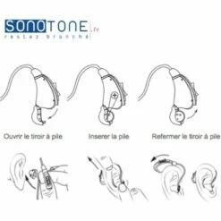 AUDILO Aides Auditives RIC (Amplification +35dB) Gauche Et Droite - Multicolore 9 AUDILO Aides Auditives RIC (Amplification +35dB) Gauche Et Droite - Multicolore -Protection auditive et tête Soldes 2022 31541075 4