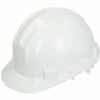 LE SANITAIRE Casque De Protection Avec Fixation à 6 Points Verrou Rotatif Blanc -Protection auditive et tête Soldes 2022 31892787 1