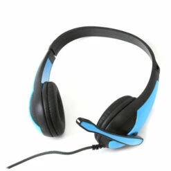 OMEGAFREESTYLE Omega FreeStyle HI-FI STEREO Casque + Micro + Adaptateur 2-1 FH4008 Bleu [42676] (42676)
