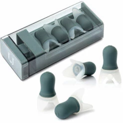 ASUPERMALL Bouchons D'Oreille D'Isolation Phonique Et De Reduction Du Bruit, Bouchons D'Oreille D'Avion, 4 Paires + Boite De Rangement Portable