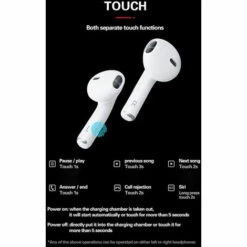 Ecouteurs Intra-Auriculaires Sans Fil Lenovo Ht38 Tws Bt5.0 Son Hifi / Appel Hd / Controle Tactile / Jeu Sans Casque Avec Micro Compatible Avec Andriod / Ios / Windows, Blanc - Blanc -Protection auditive et tête Soldes 2022 35005725 3