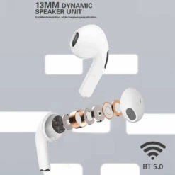 Ecouteurs Intra-Auriculaires Sans Fil Lenovo Ht38 Tws Bt5.0 Son Hifi / Appel Hd / Controle Tactile / Jeu Sans Casque Avec Micro Compatible Avec Andriod / Ios / Windows, Blanc - Blanc -Protection auditive et tête Soldes 2022 35005725 5