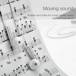 Huawei Am116 Ecouteurs Demi-Intra-Auriculaires Ecouteurs Filaires Avec Mic / Controle Du Volume Ecouteurs Legers Avec Prise Casque 3,5 Mm Pour Le Travail / Les Deplacements / Les Sports, Noir - Noir -Protection auditive et tête Soldes 2022 35006045 4