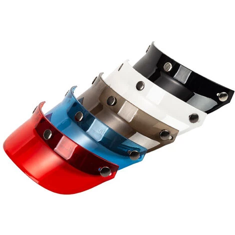 HAPPYSHOPPING Pare-soleil Moto Universel 3 Snap, Rouge 4 HAPPYSHOPPING Pare-soleil Moto Universel 3 Snap, Rouge – Image 2