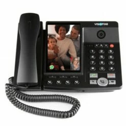 AUDILO Telephone Fixe Senior Visiofixe A20 Avec Whatsapp - Noir