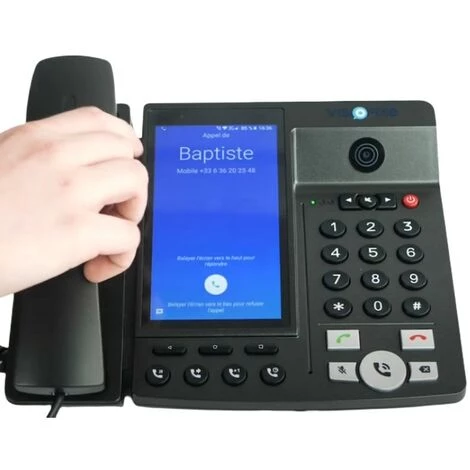 AUDILO Telephone Fixe Senior Visiofixe A20 Avec Whatsapp - Noir 6 AUDILO Telephone Fixe Senior Visiofixe A20 Avec Whatsapp - Noir – Image 4