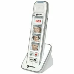 Téléphones Fixes Senior Sans Fil Geemarc 295 Quatro - Blanc -Protection auditive et tête Soldes 2022 35119554 4