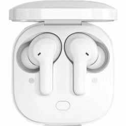 Ecouteurs Qcy T13 Tws Ecouteurs Sans Fil Bt5.1 Avec Reduction Du Bruit A 4 Microphones / Fenetre Contextuelle Connexion Rapide / Double Hotes / Casque A Commande Tactile, Blanc