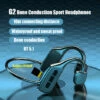 ASUPERMALL G2 Casque Tws A Conduction Osseuse Bt5.1 Casque De Sport Supporte La Carte Tf / Resistant A La Transpiration / Batterie 120Mah / Avec Microphone Casque Sans Fil, Noir -Protection auditive et tête Soldes 2022 35184761 1