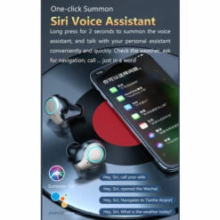 ASUPERMALL Ecouteurs Sans Fil M18 Tws Bt5.0 Casque Intra-Auriculaire Affichage Led Hd Reduction Du Bruit 9D Controle Tactile 3D Ecouteurs Etanches Ipx7 Avec Base De Chargement, Noir -Protection auditive et tête Soldes 2022 35184885 5