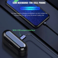 ASUPERMALL Bt5.0 Ecouteurs Sans Fil Ecouteurs Intra-Auriculaires Affichage Led / Reduction Du Bruit Cvc / Controle Tactile / Son Stereo Hifi / Casque De Batterie Externe 1200Mah Avec Casque Micro Compatible Avec Andriod Ios, Blanc - Blanc -Protection auditive et tête Soldes 2022 35416870 5