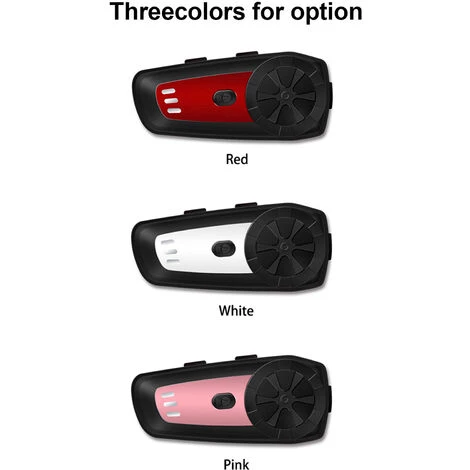 ASUPERMALL Oreillette Interphone Bluetooth Pour Casque De Moto, Oreillette Bluetooth Interphone Telephonique Etanche Et Antibruit, Rouge 4 ASUPERMALL Oreillette Interphone Bluetooth Pour Casque De Moto, Oreillette Bluetooth Interphone Telephonique Etanche Et Antibruit, Rouge – Image 2