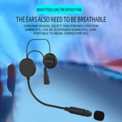 ASUPERMALL Oreillette Bluetooth Pour Casque De Moto, Oreillette Bluetooth Pour Interphone D'Appel A Reduction De Bruit Etanche (Convient Pour Un Demi-Casque) -Protection auditive et tête Soldes 2022 35423680 4