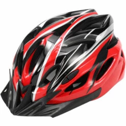 Casque De Velo Lixada HT-12, Casque D'equitation Avec Mise A Niveau Legere, 1 # Rouge Et Noir