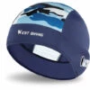 WEST BIKING Casquette De Sport D'Ete, Chapeau De Casque De Cyclisme Anti-Ultraviolet En Soie Glacee, Casquette De Doublure, Bleu Camouflage
