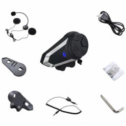 TIGA BT-S3 Casque De Moto BT Intercom étanche Type FM Sans Fil C Interface Interphone Casque De Moto Casque 3 Riders -Protection auditive et tête Soldes 2022 35625257 4