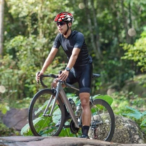 BARES Casque De Vélo - Casque De Vélo Réglable Avec Visière Amovible, Casque Respirant Pour Le Cyclisme Sur Route Et Le VTT, 58-62cm,rouge 7 BARES Casque De Vélo - Casque De Vélo Réglable Avec Visière Amovible, Casque Respirant Pour Le Cyclisme Sur Route Et Le VTT, 58-62cm,rouge – Image 5